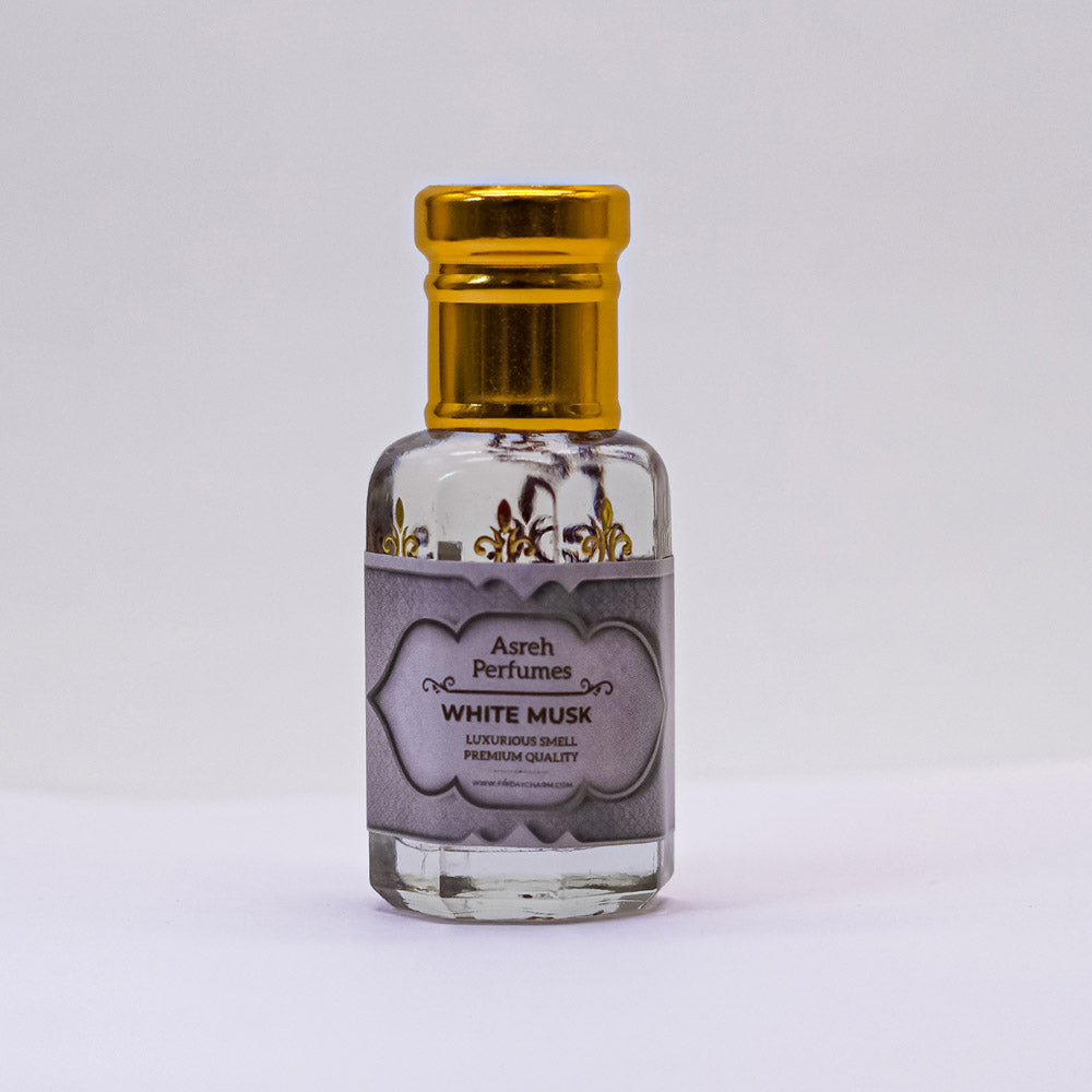 White Amber, White Oud & White Musk 12ml each, pack of 3 - Asreh Premium Quality Attar