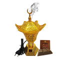 Electrical Bakhoor Burner & 50g Fragrance Paste - Golden