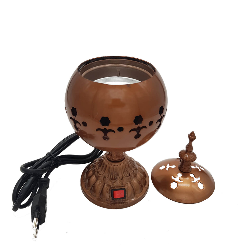 Exclusive Electrical Bakhoor Burner & 40g Fragrance Paste - Copper