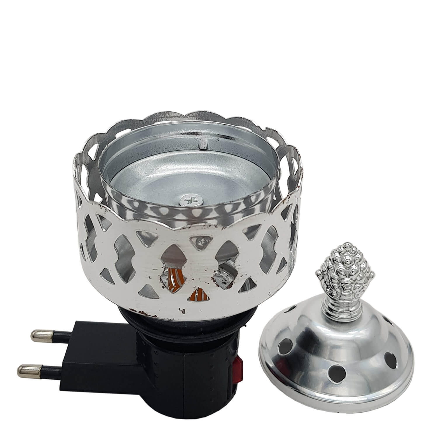 Exclusive Electrical Bakhoor Burner Silver