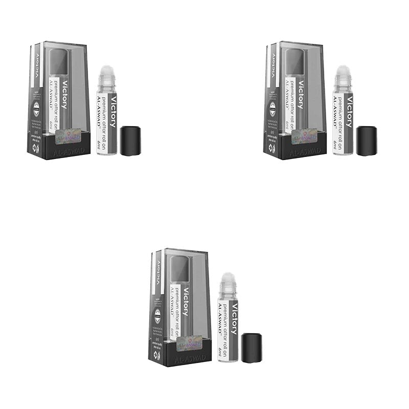 Al Aswad Victory Roll On Attar (Pack of 3)
