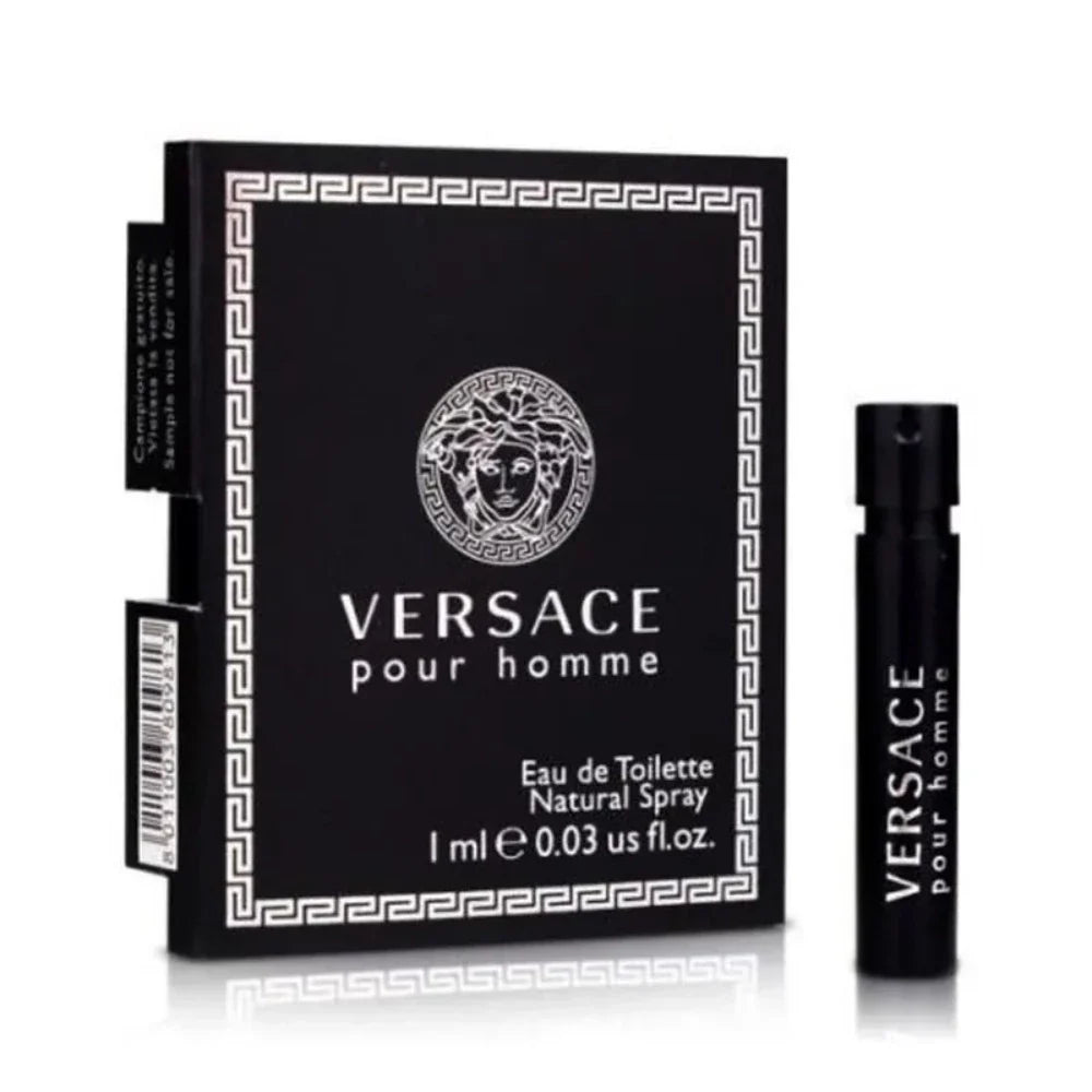 Versace Pour Homme Eau De Toilette Vial 1ml Pack Of 2