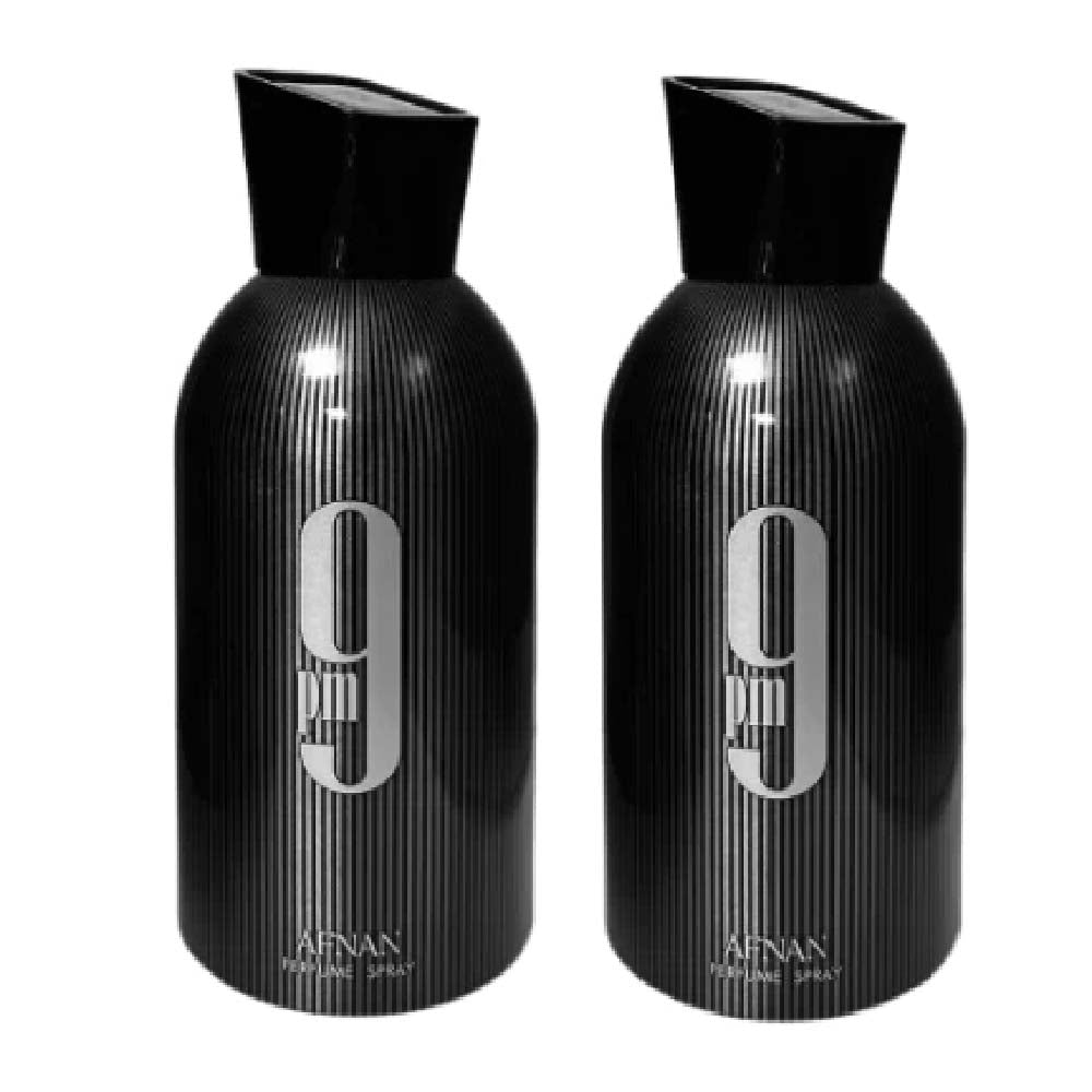 Afnan 9pm Deodorant Spray For Men 250ml Pack of 2