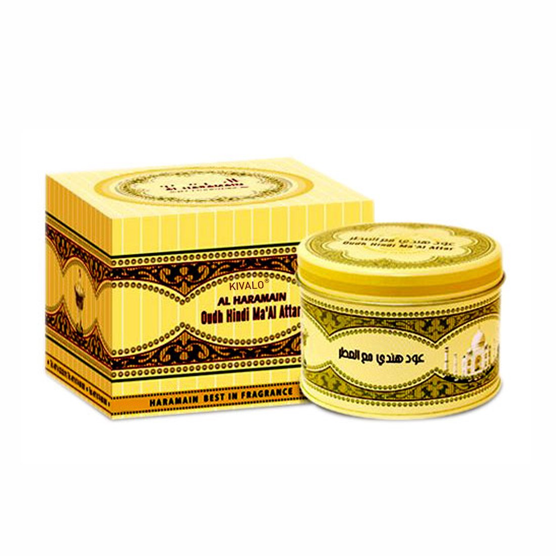 Al Haramain Oudh Hindi Ma'Al Attar Burning Incense Bakhoor Wooden Sticks - 50g
