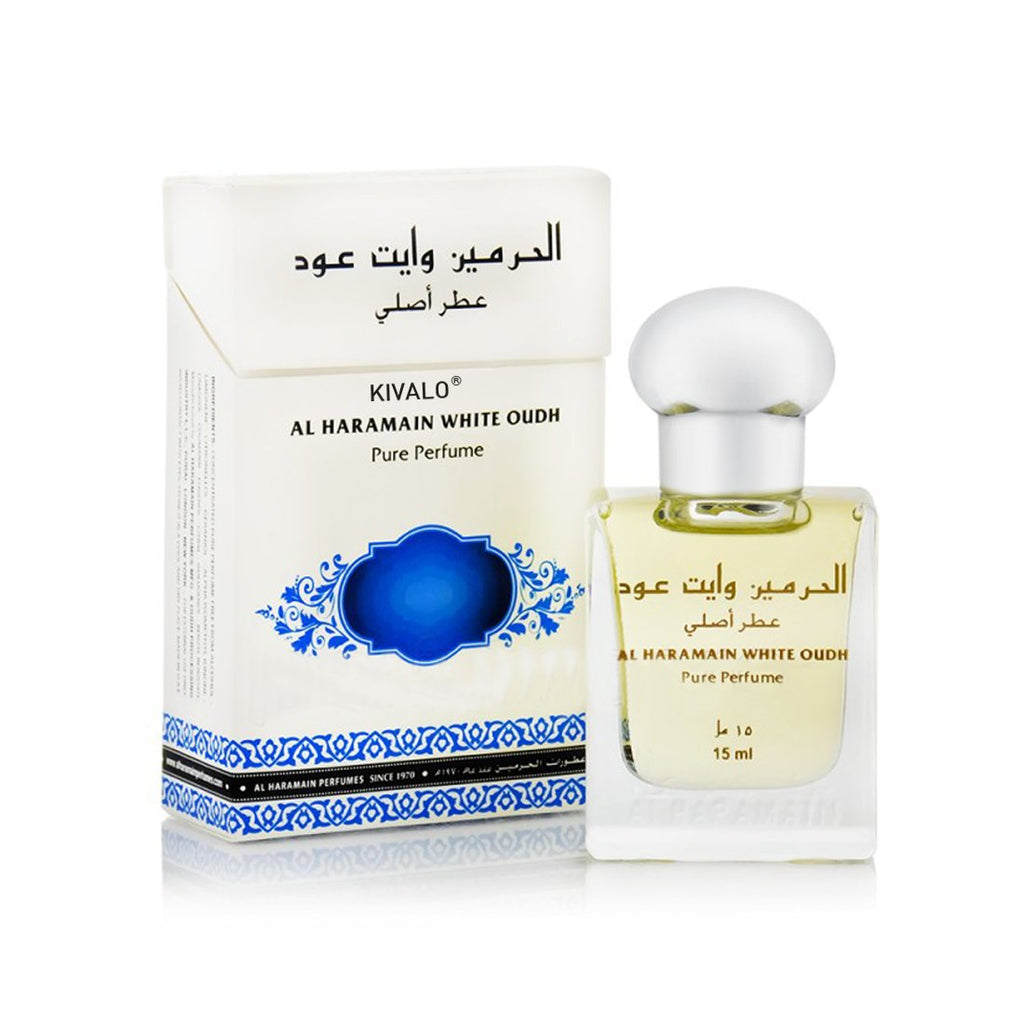 Al Haramain White Oudh & Amber Pack of 2 Attar- 2 x 15ml