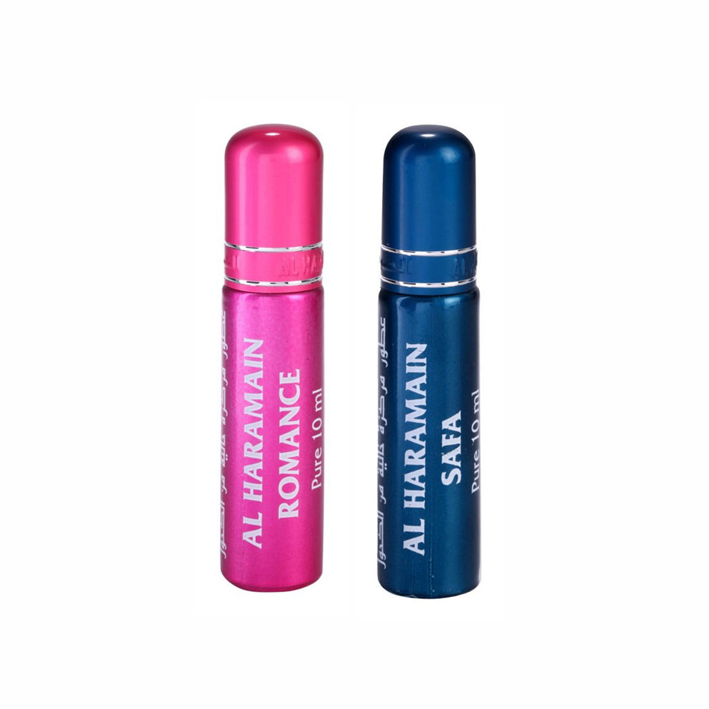 Al Haramain Romance & Safa Roll On Attar 10 ml Pack of 2