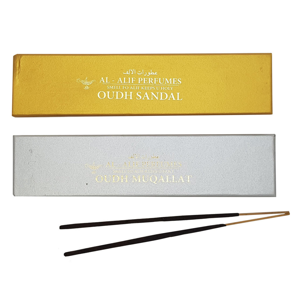Sandal Oudh and Muqallat Oudh Handmade Masala Agarbatti Incense Sticks - 50g