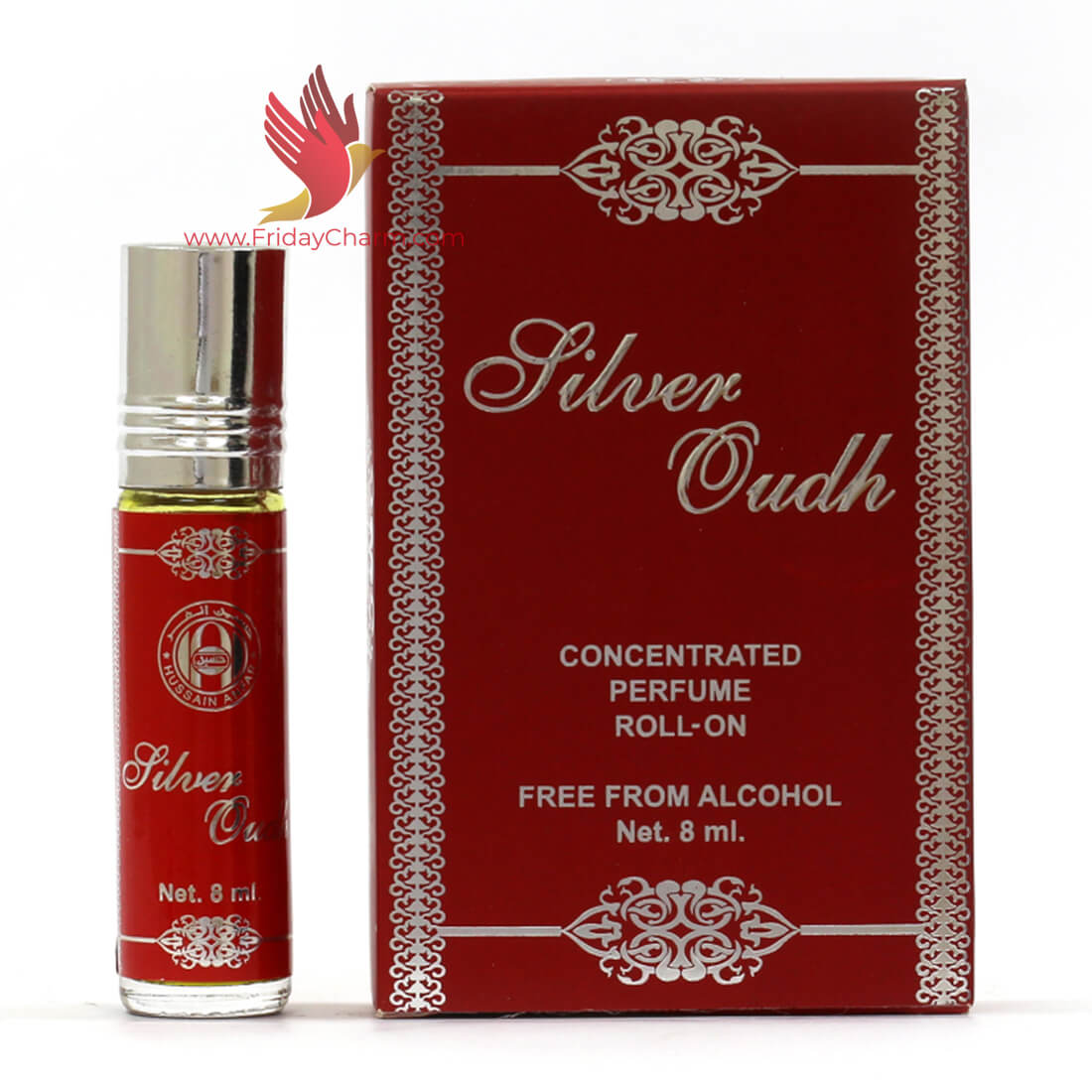 Anfar Silver Oudh, H2O & Al Mizyaan  8ml Roll on Attar Pack Of 3