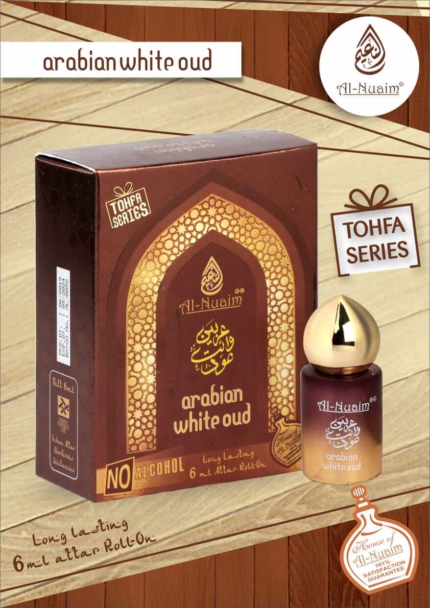 Al Nuaim Arabian White Oud Attar 6ML Tohfa Series