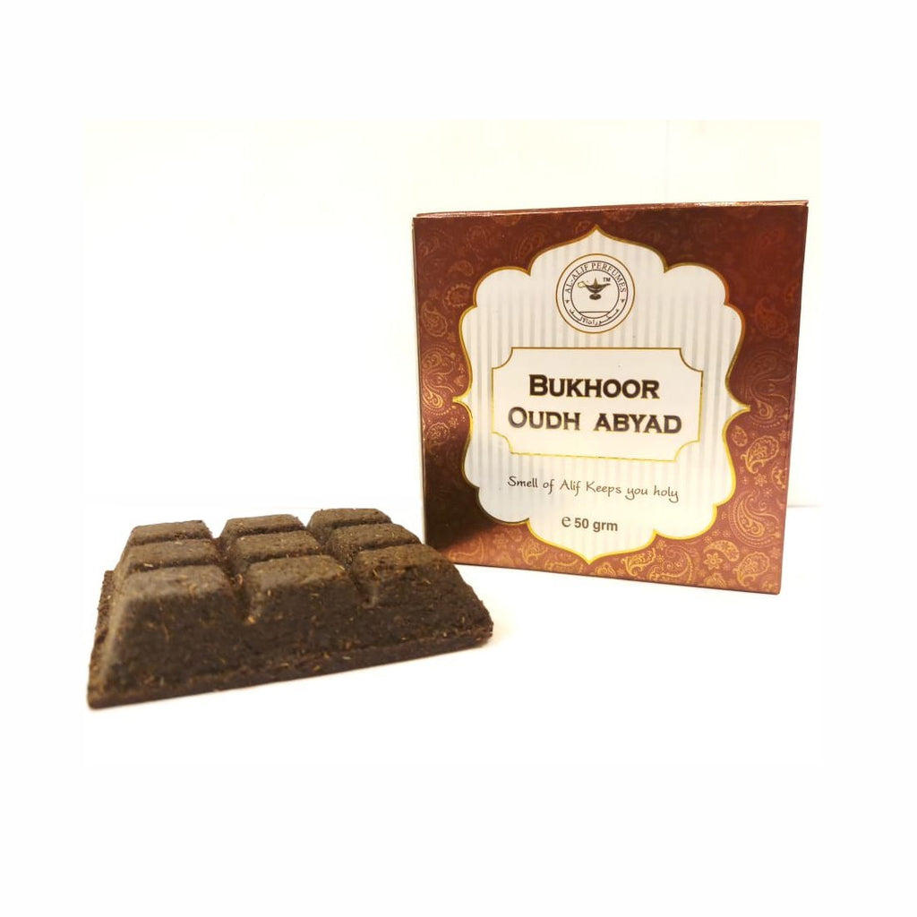Alif Bukhoor Oudh Abyad, Al Firdous, Al Saeed, Al Maliki & Al Arab Incense Home Fragrance Pack Of 5 x 50g