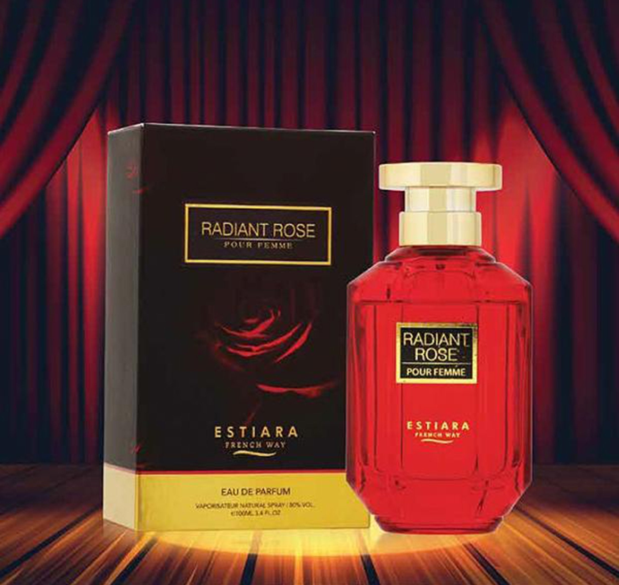 Estiara Radiant Rose Pure Original Eau De Perfume (Spray) - 100 ml