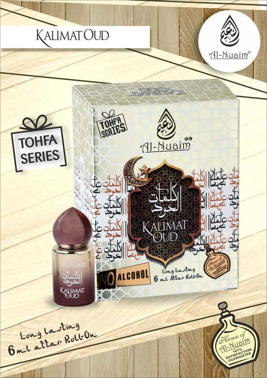 Al Nuaim Kalimat Oud Attar 6ML Tohfa Series