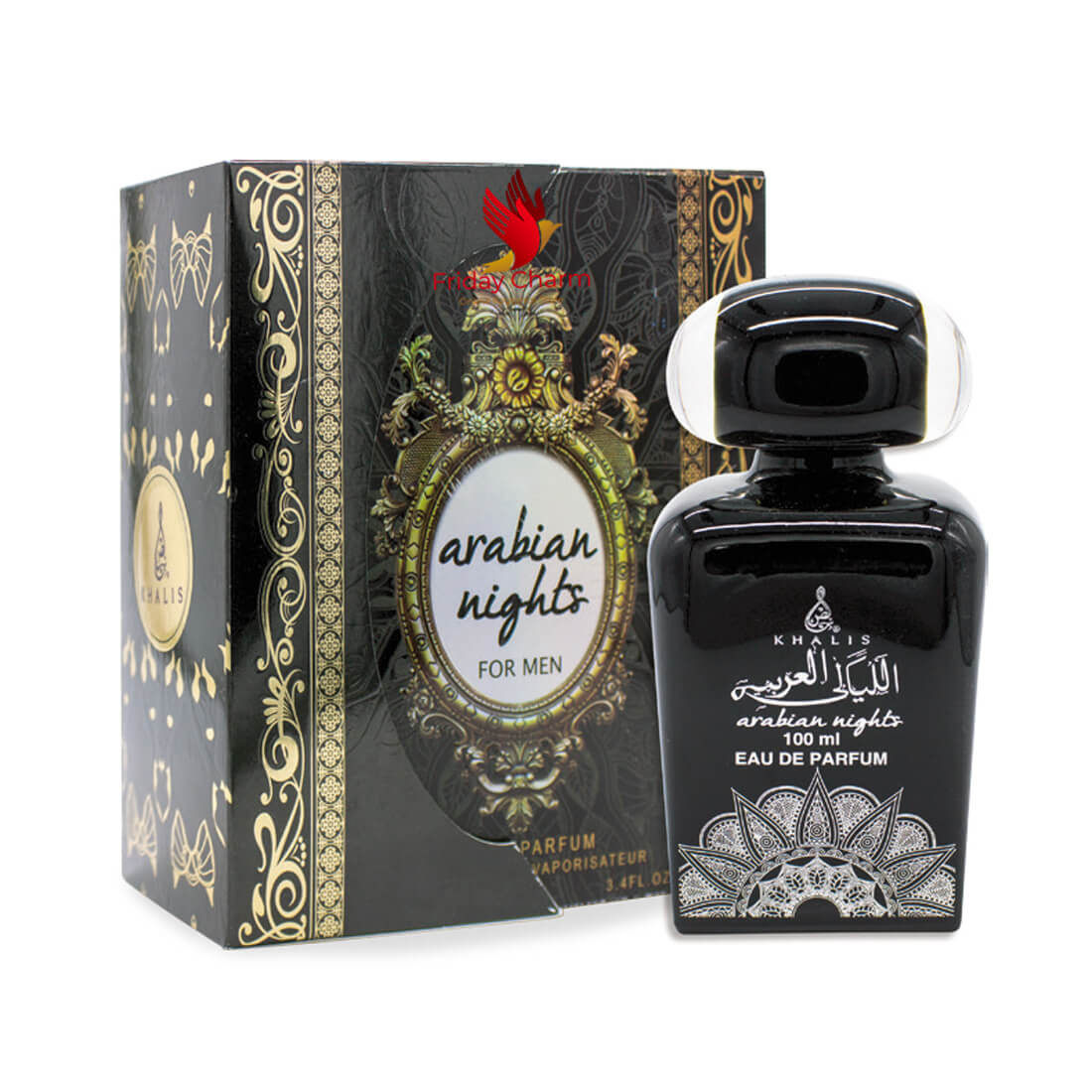 Khalis Perfumes Arbian Night men Fragrance Spray - 100 ml