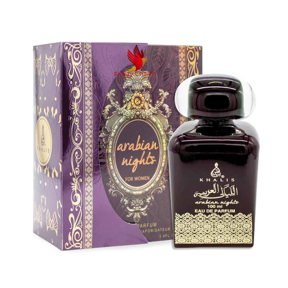 Khalis Perfumes Arbian Night Women Fragrance Spray - 100 ml