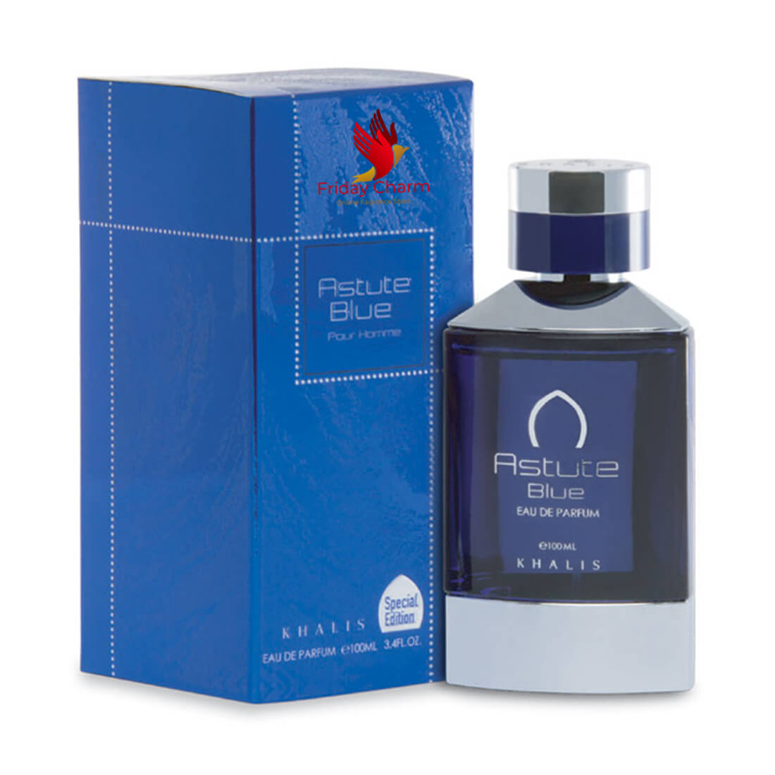 Khalis Perfumes Astute Blue Fragrance Spray - 100 ml