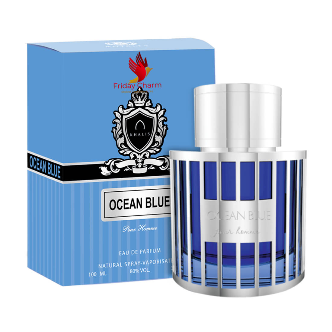 Khalis Ocean Blue Fragrance Spray - 100 ml