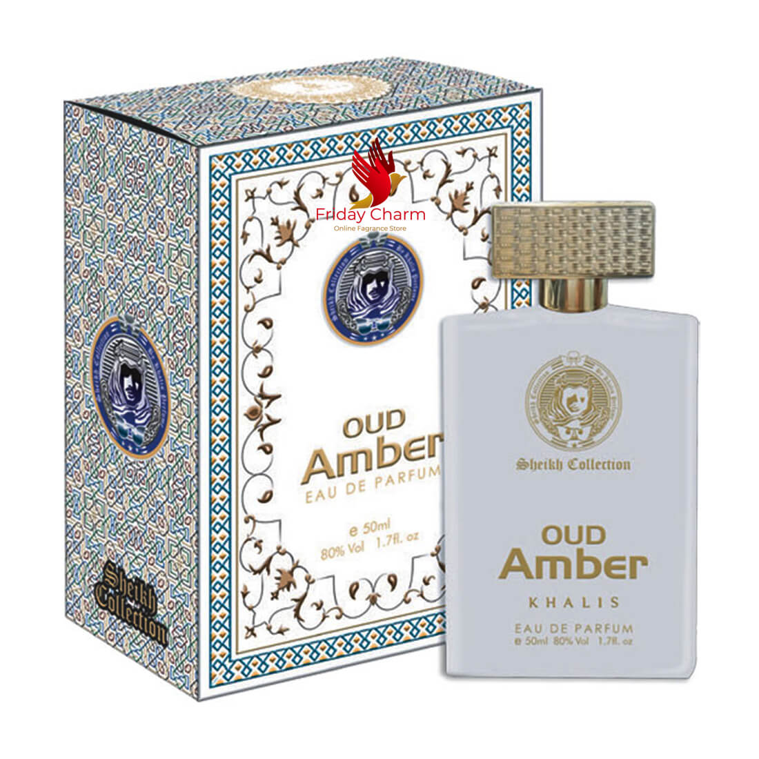 Khalis Oudh Amber Fragrance Spray - 50ml