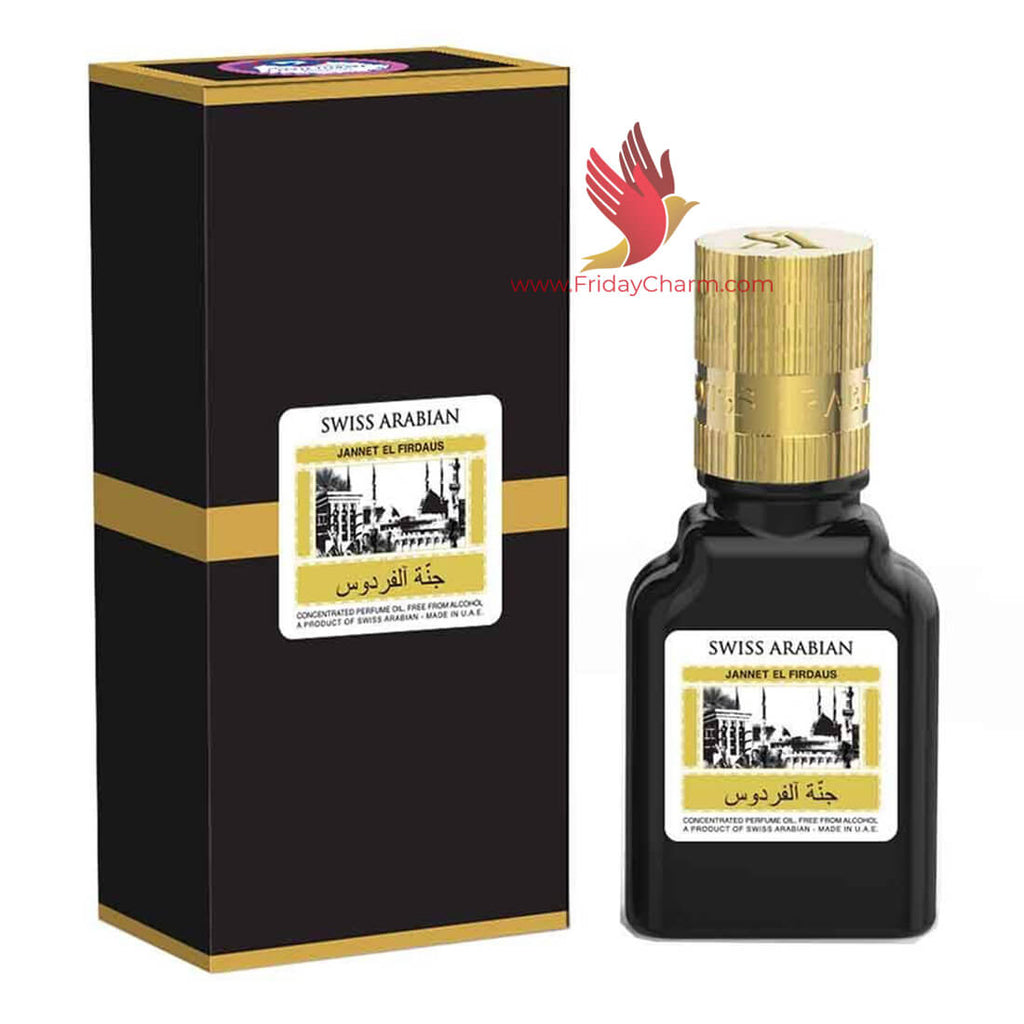 Swiss Arabian Jannat ul Firdaus 9ml Attar Red & Black Pack of 2