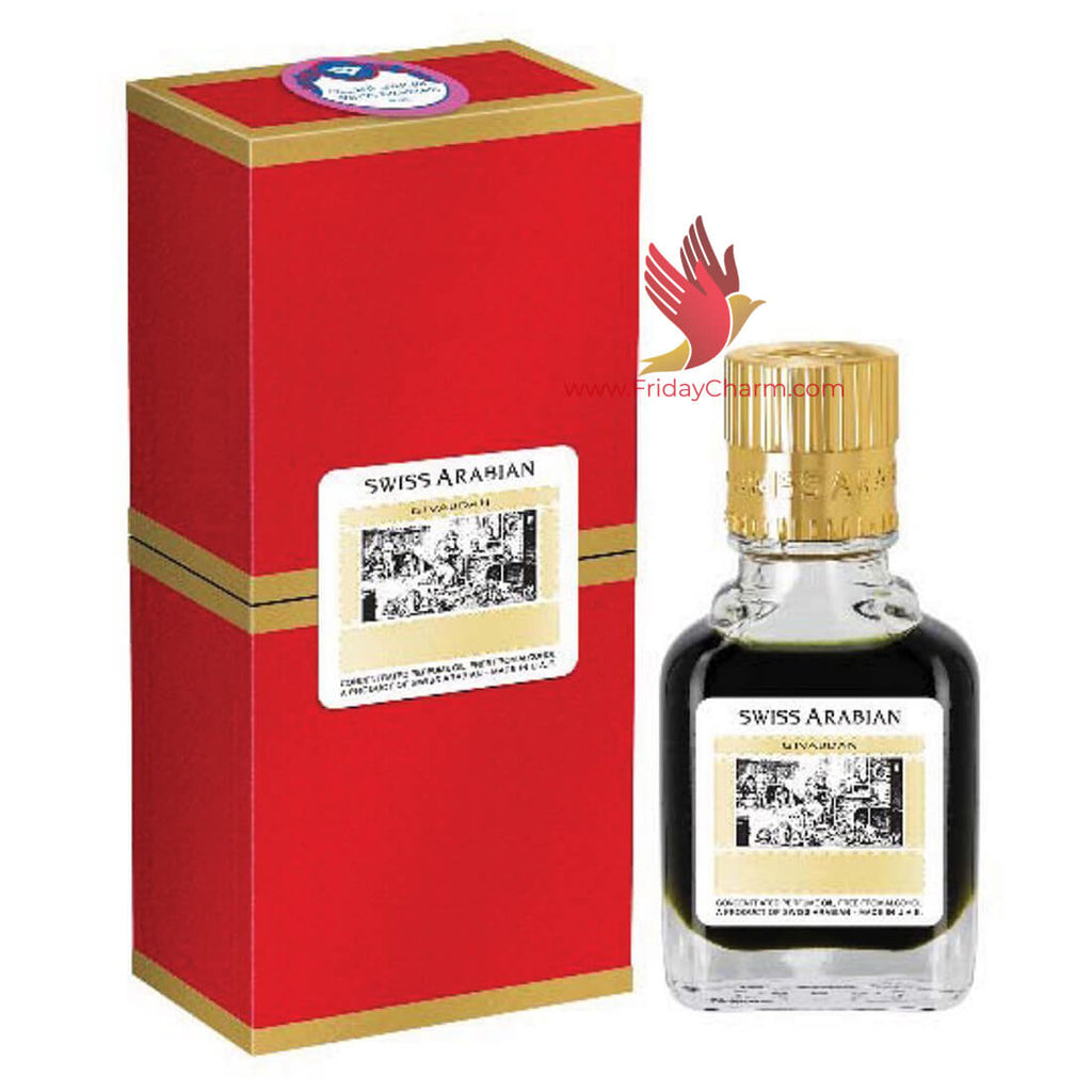 Swiss Arabian Jannat ul Firdaus 9ml Attar Red & White Pack of 2