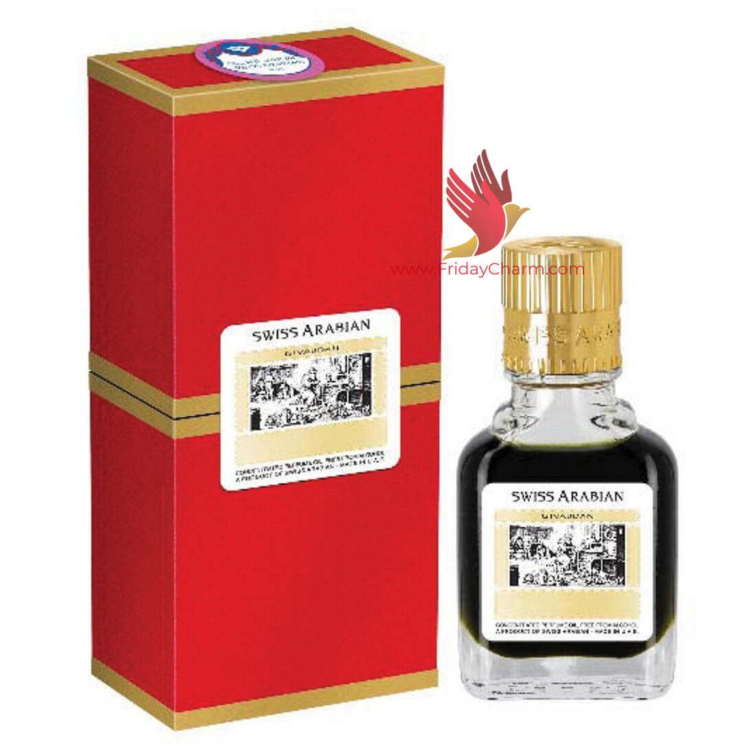Swiss Arabian Jannat ul Firdaus 9 ml Attar Black, Red & Green Pack of 3