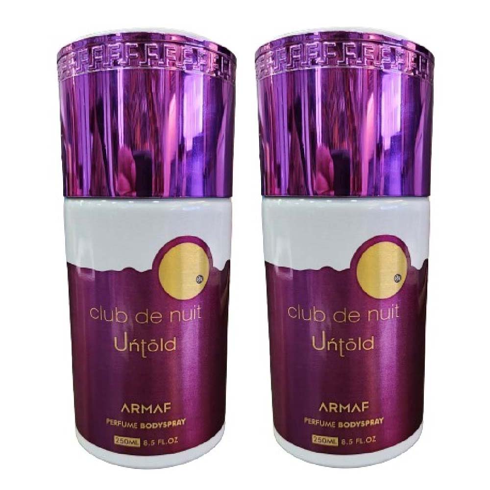 Armaf Club De Nuit Untold Deodorant 250ml Pack of 2