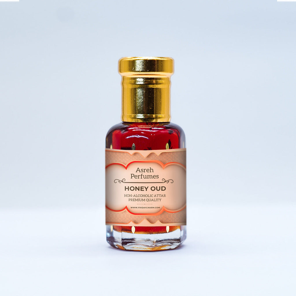Honey Oud, Chocolate Oud & Red Oud 12ml Each, Pack of 3 - Asreh Premium Quality Attar