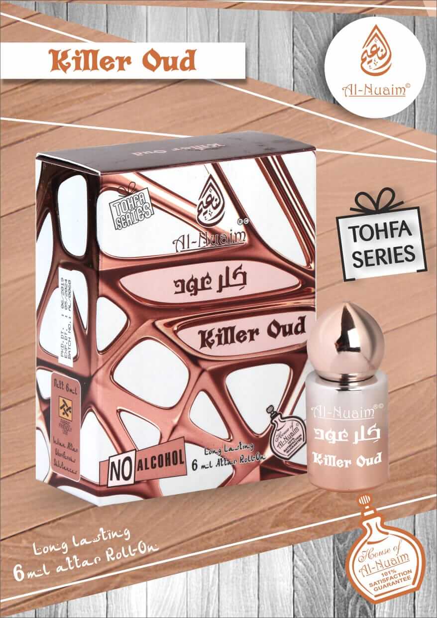Al Nuaim Killer Oud Attar 6ML Tohfa Series